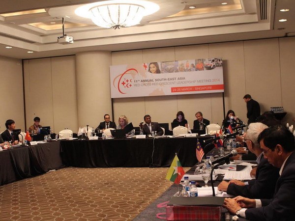 ส่งเสริมความร่วมมือระหว่างสภากาชาดเวียดนามกับสิงคโปร์